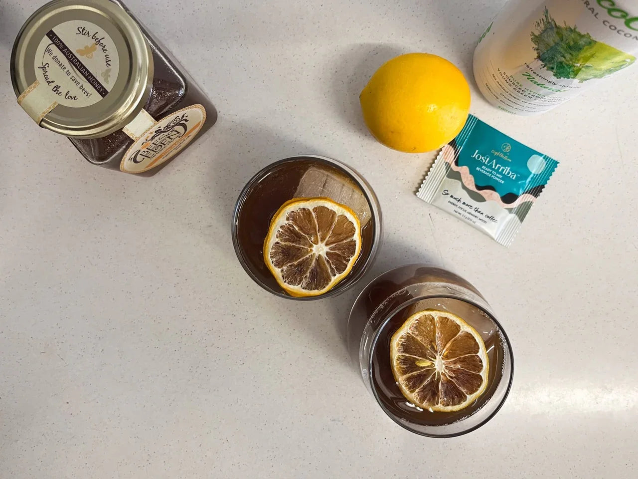 A Trifecta of Flavor and Health: JostArriba Lemon Mocktail Recipe
