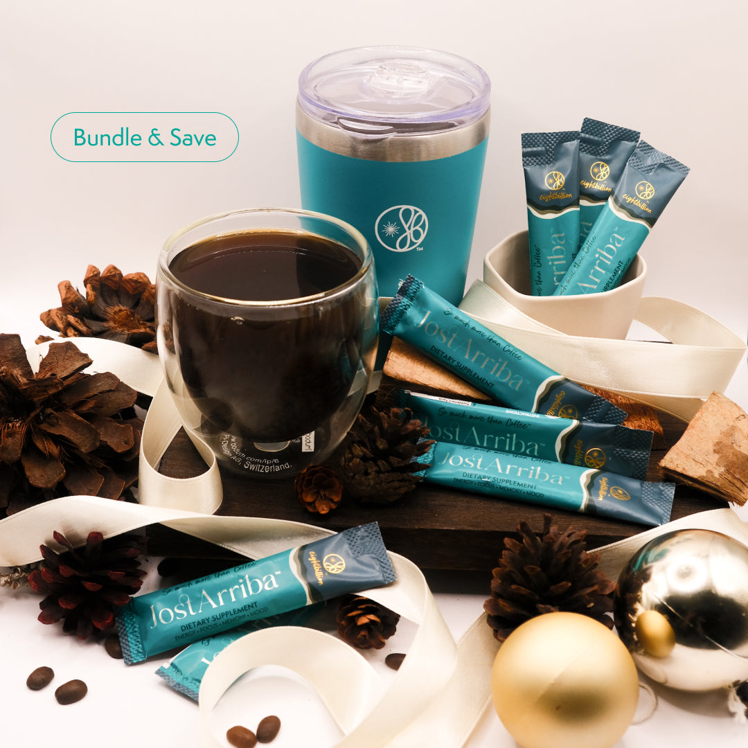 Feel Good Gift Bundle: 8 Pack + Tumbler ($29.99)